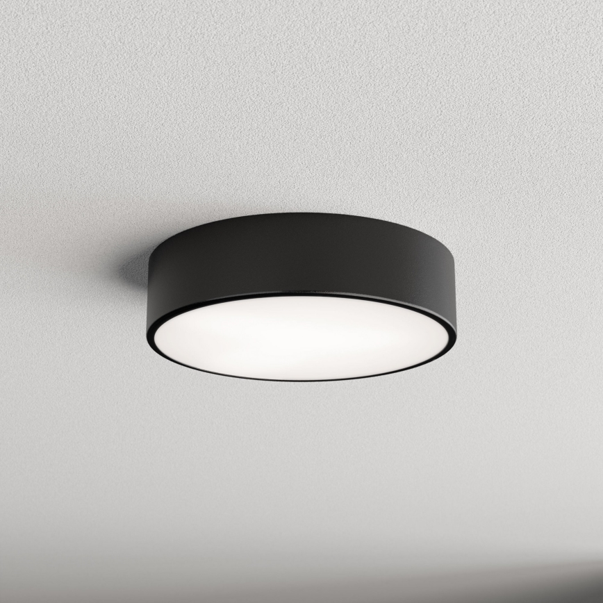 Luminária de Teto LED CLEO LED/24W/230V 4000K diâmetro 30 cm preta