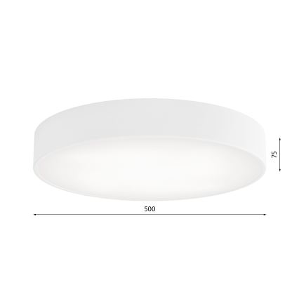 Luminária de Teto LED CLEO LED/69W/230V 3000K diâmetro 50 cm branca