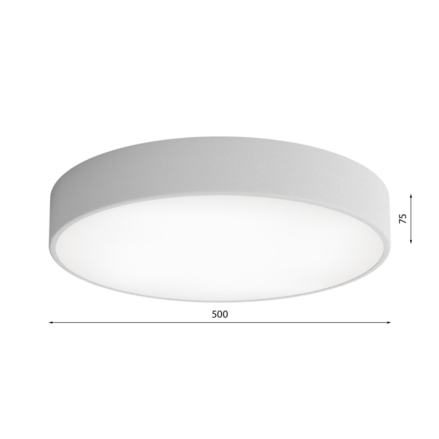 Luminária de Teto LED CLEO LED/69W/230V 3000K diâmetro 50 cm cinza