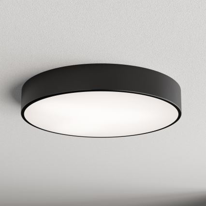 Luminária de Teto LED CLEO LED/69W/230V 3000K diâmetro 50 cm preta
