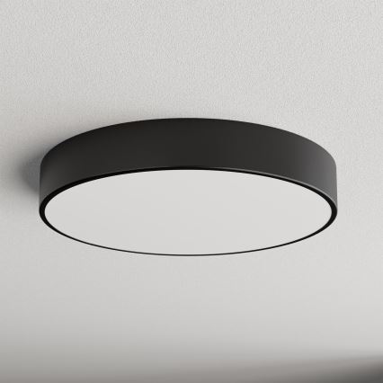 Luminária de Teto LED CLEO LED/69W/230V 3000K diâmetro 50 cm preta