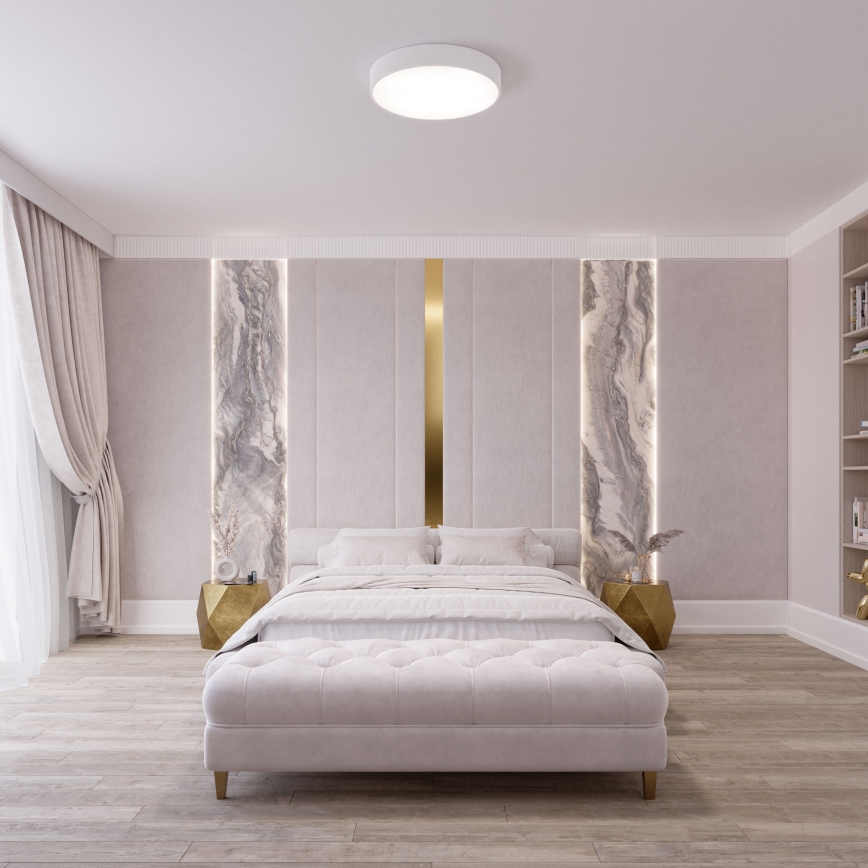 Luminária de Teto LED CLEO LED/69W/230V 4000K Ø 50 cm branca