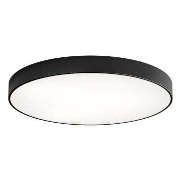 Luminária de Teto LED CLEO LED/96W/230V 3000K diâmetro 80 cm preta