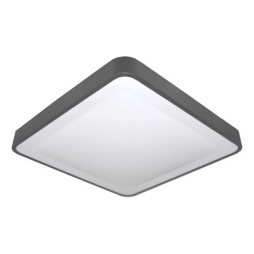 Luminária de teto LED com sensor de movimento e crepúsculo WILTON LED/24W/230V 4000K 33x33 cm antracite