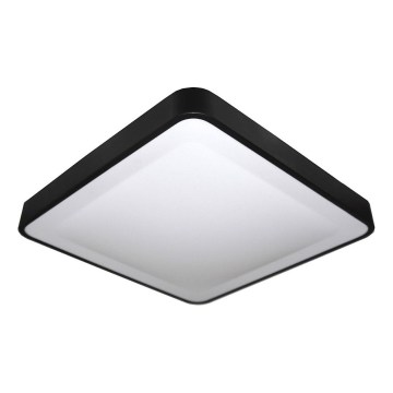 Luminária de teto LED com sensores de movimento e crepúsculo WILTON LED/24W/230V 4000K 33x33 cm preta