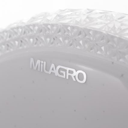 Luminária de teto LED dimmerizável CRUZ LED/40W/230V 2000lm + controlo remoto