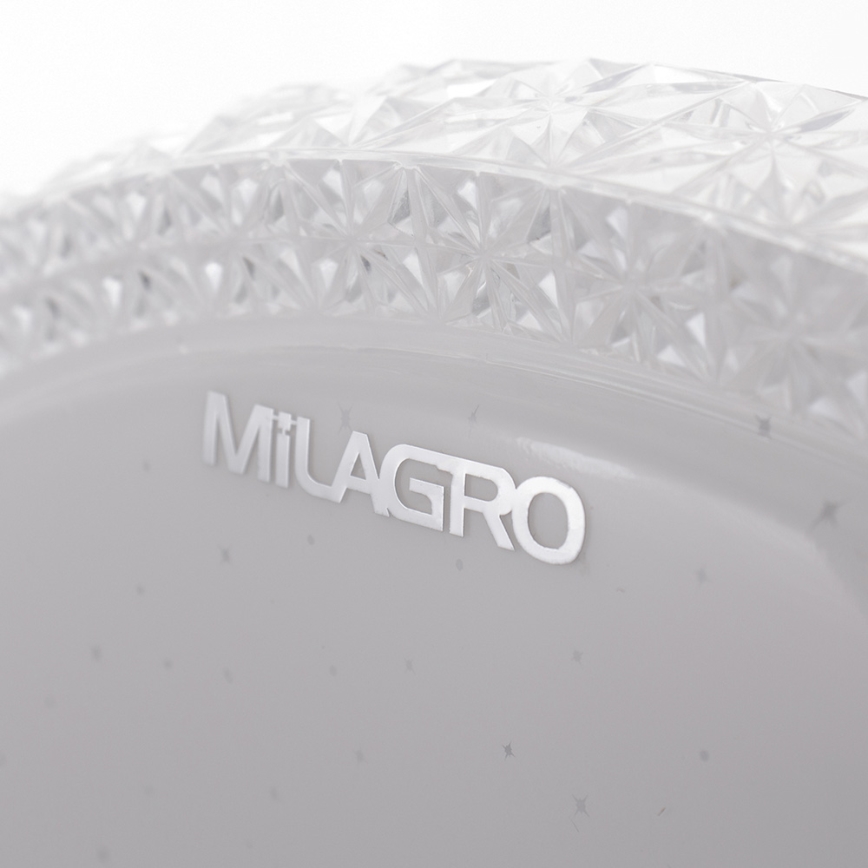 Luminária de teto LED dimmerizável CRUZ LED/40W/230V 2000lm + controlo remoto