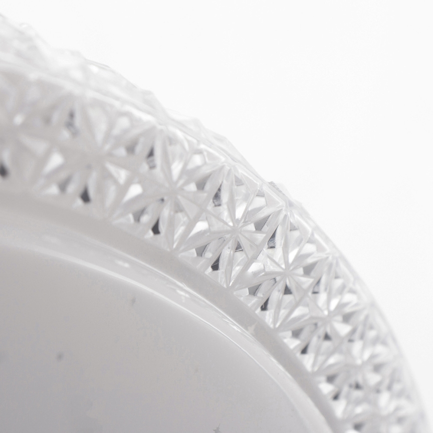 Luminária de teto LED dimmerizável CRUZ LED/40W/230V 2000lm + controlo remoto