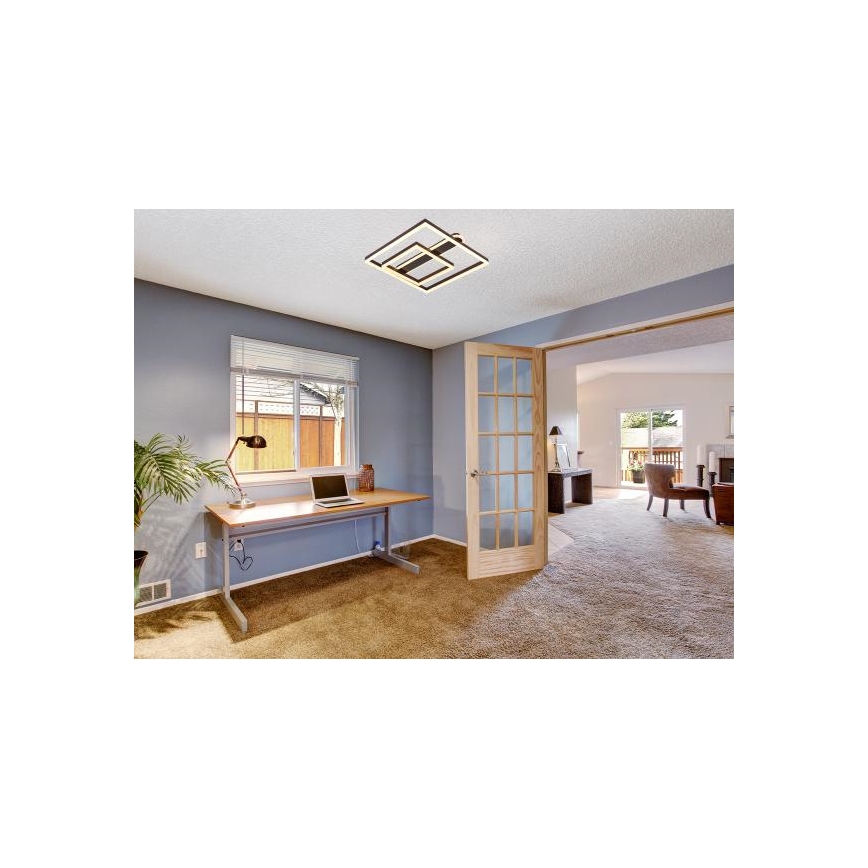 Luminária de teto LED dimável 95W/230V 3000-6500K + comando remoto