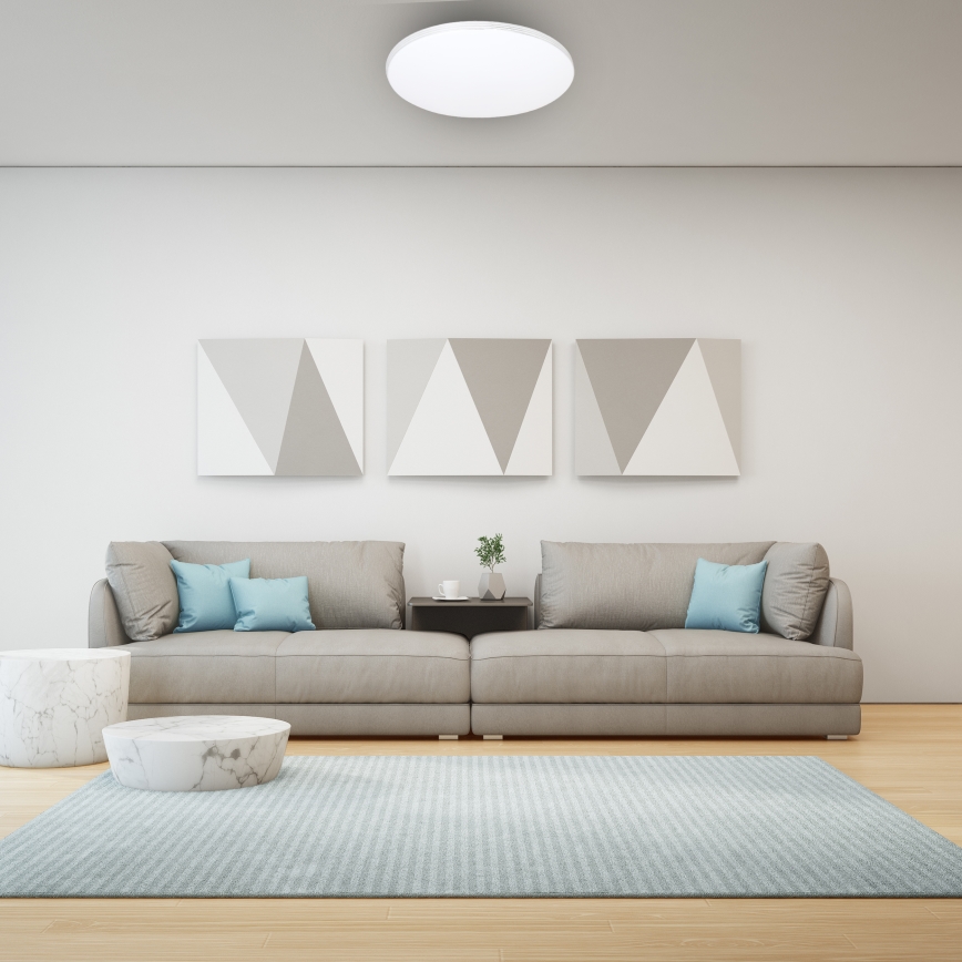 Luminária de Teto LED Dimerizável SIENA LED/68W/230V + controlo remoto