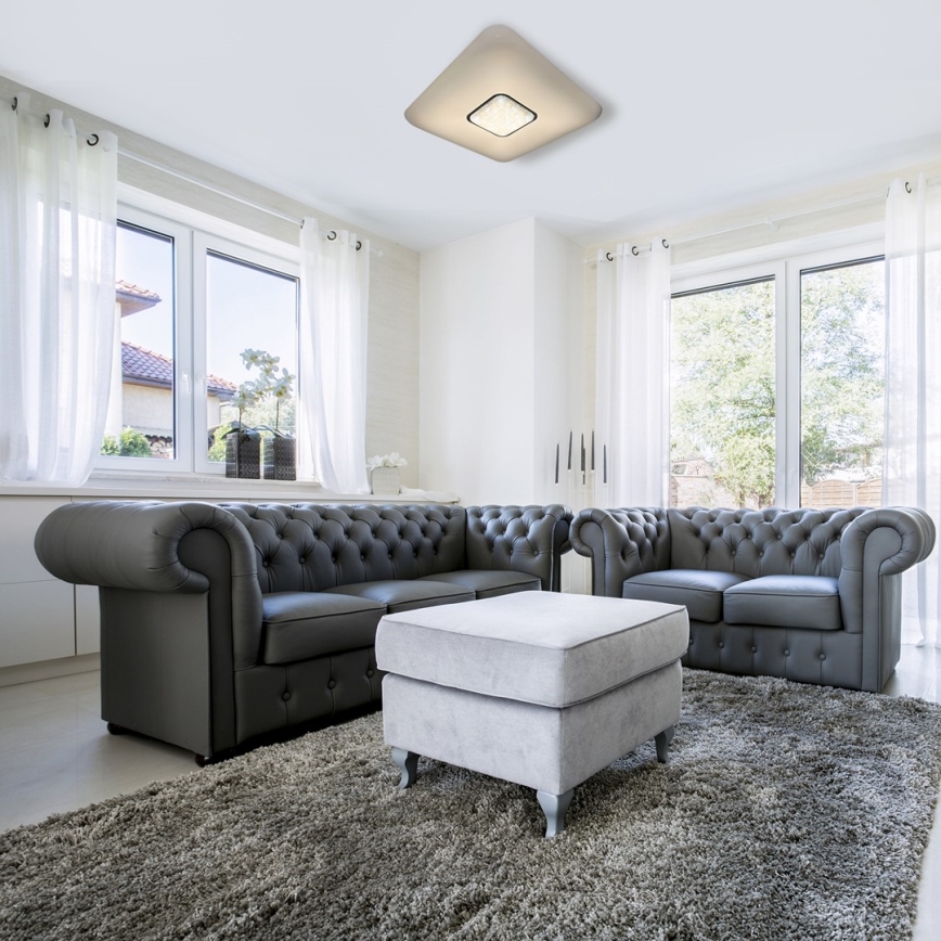 Luminária de Teto LED Dimerizável YAX LED/24W/230V + controlo remoto