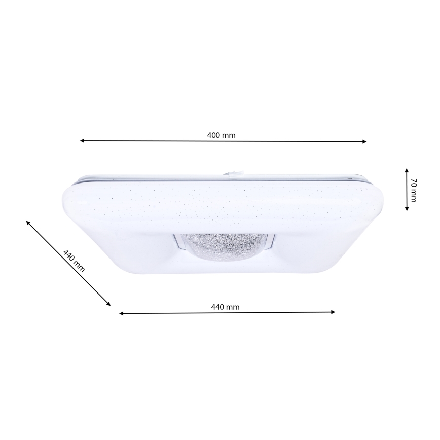 Luminária de Teto LED Dimerizável YAX LED/24W/230V + controlo remoto