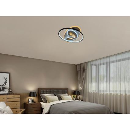 Luminária de teto LED dimerizável 105W/230V 3000-6500K + comando remoto