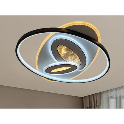 Luminária de teto LED dimerizável 105W/230V 3000-6500K + comando remoto