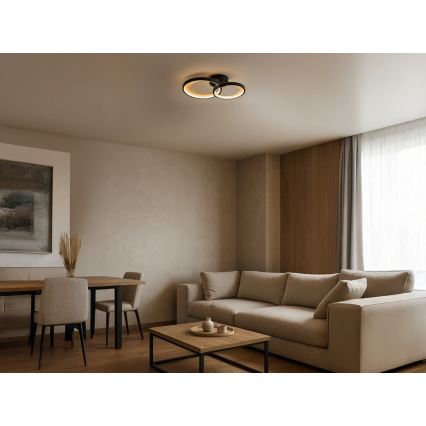 Luminária de teto LED dimerizável 35W/230V 3000-6500K + comando remoto