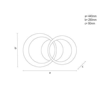 Luminária de teto LED dimerizável 35W/230V 3000-6500K + comando remoto