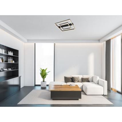 Luminária de teto LED dimerizável 70W/230V 3000-6500K + comando remoto