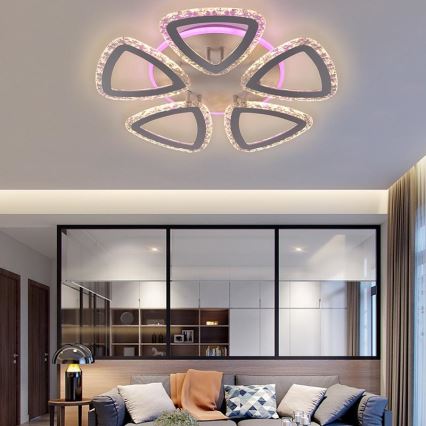 Plafon LED dimerizável LED/70W/230V 3000-6500K + comando remoto