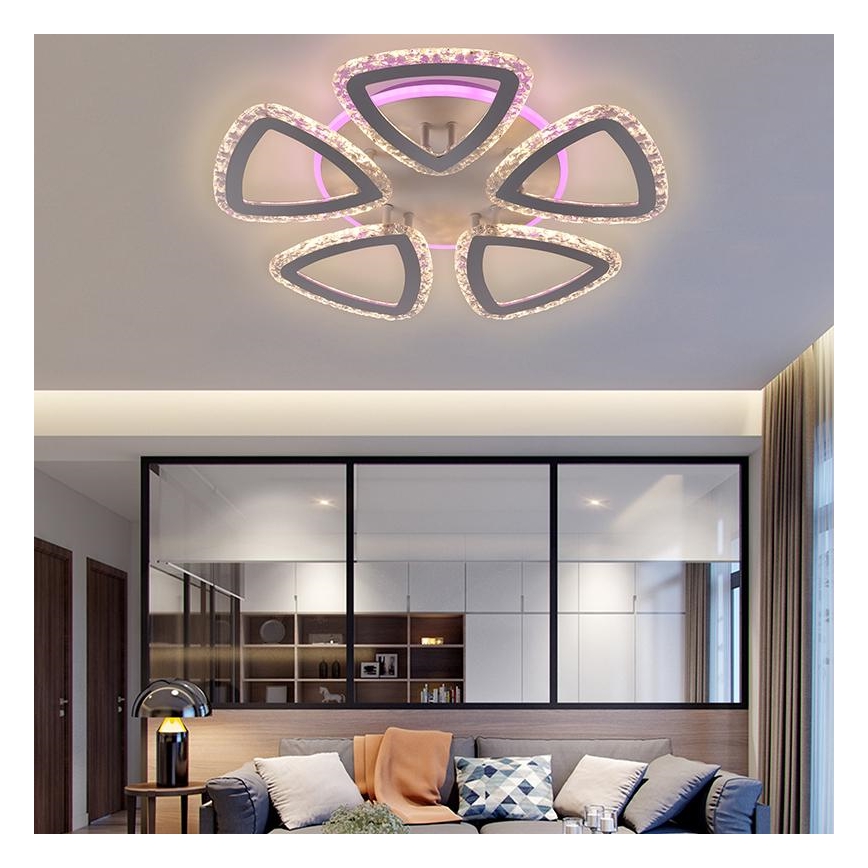 Plafon LED dimerizável LED/70W/230V 3000-6500K + comando remoto