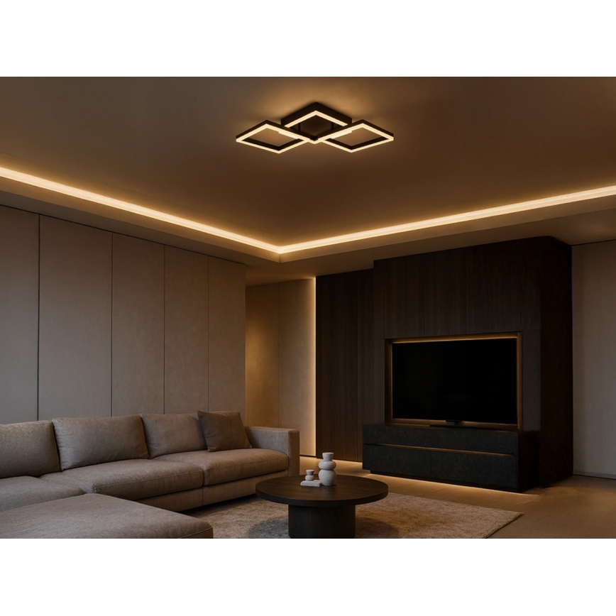 Luminária de teto LED dimerizável 85W/230V 3000-6500K + controlo remoto