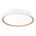 Luminária de teto LED dimerizável ILVI LED/30W/230V 2700-6500K Ø 40 cm branco/bege + controlo remoto