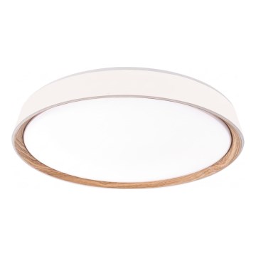 Luminária de teto LED dimerizável ILVI LED/30W/230V 2700-6500K Ø 40 cm branco/bege + controlo remoto