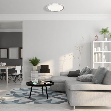 Luminária de tecto LED regulável LAYLA LED/26W/230V + comando remoto