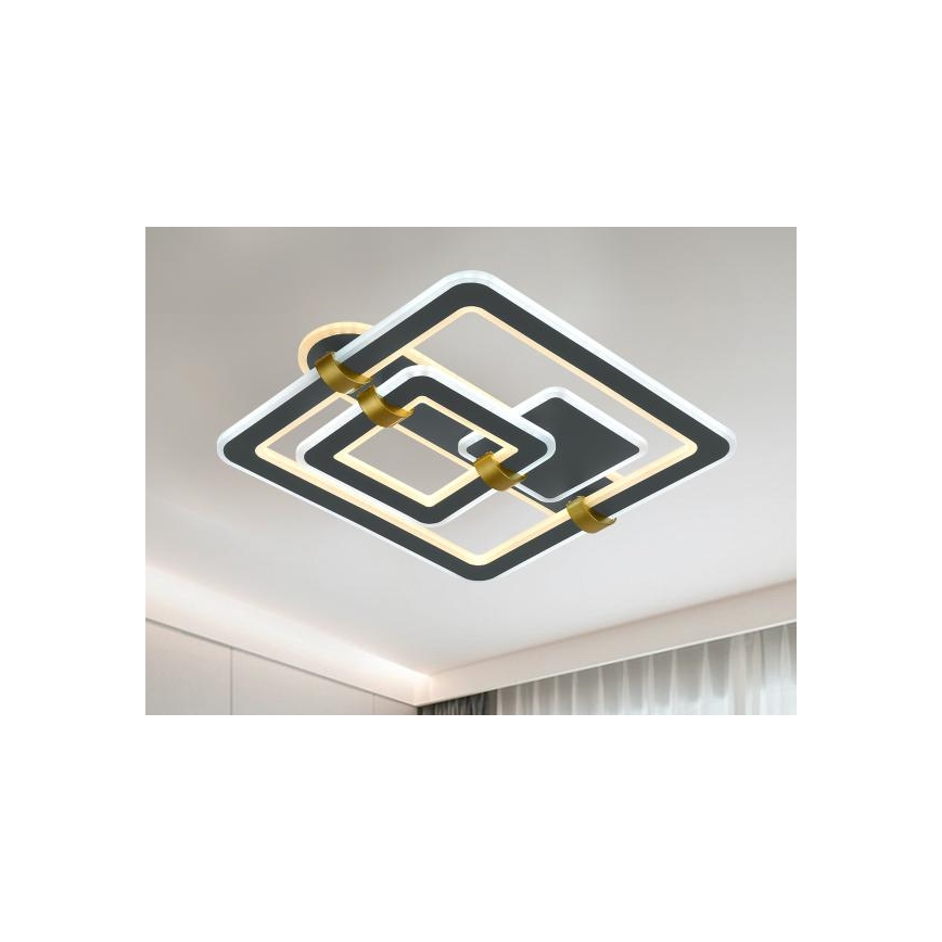 Luminária de teto LED dimerizável LED/140W/230V 3000-6500K + controlo remoto