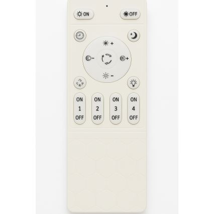 LED Luminária de teto regulável LED/45W/230V 3000-6500K preta + controlo remoto