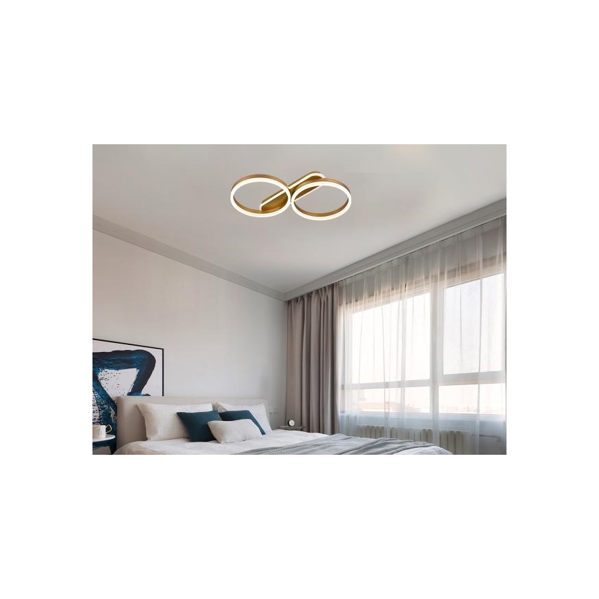 Luminária de teto LED dimerizável LED/60W/230V 3000-6500K + controlo remoto