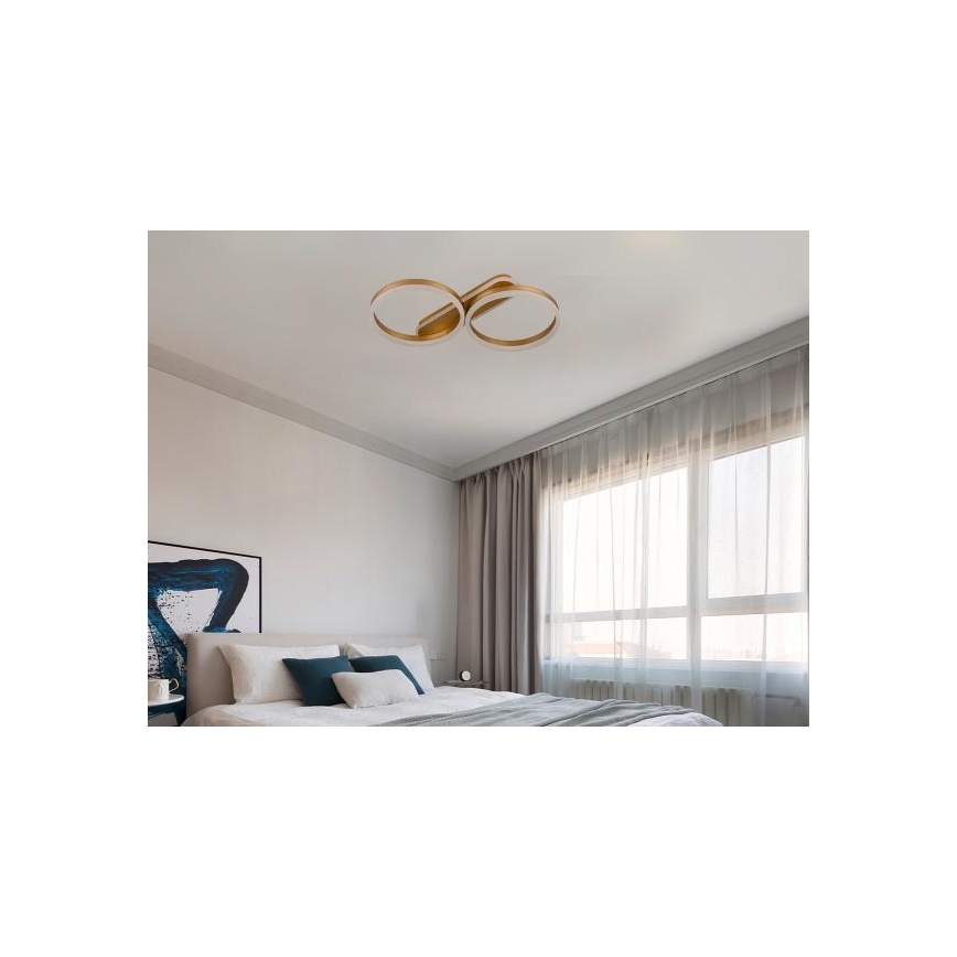 Luminária de teto LED dimerizável LED/60W/230V 3000-6500K + controlo remoto