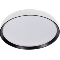 Luminária de teto LED dimerizável LIXAN LED/65W/230V 3000-6500K Ø 48,6 cm branco/preto + comando remoto