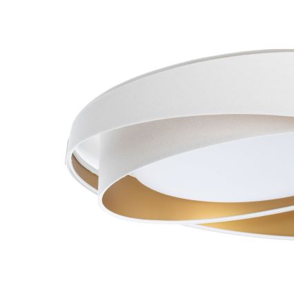 Candeeiro de tecto LED dimerizável SMART GALAXY MODERN LED/24W/230V 3000-6500K Ø 55 cm branco/dourado + comando remoto