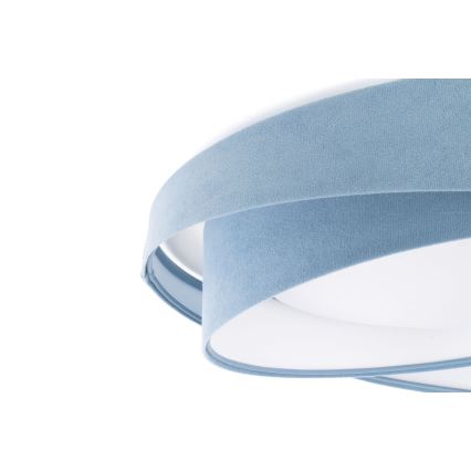 Luminária de teto LED regulável SMART GALAXY MODERN LED/24W/230V 3000-6500K diâmetro 55 cm azul + comando remoto