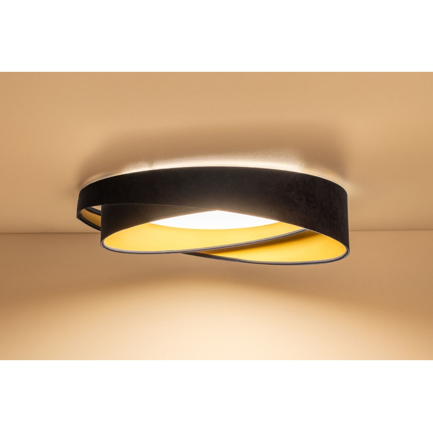 Candeeiro de tecto LED dimerizável SMART GALAXY MODERN LED/24W/230V 3000-6500K Ø 55 cm azul/dourado + controlo remoto