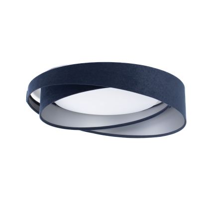 Luminária de tecto LED dimerizável SMART GALAXY MODERN LED/24W/230V 3000-6500K diâmetro 55 cm azul/prateado + comando remoto
