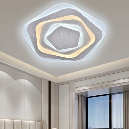 Luminária de teto LED dimmerizável LED/105W/230V 3000-6500K + controlo remoto