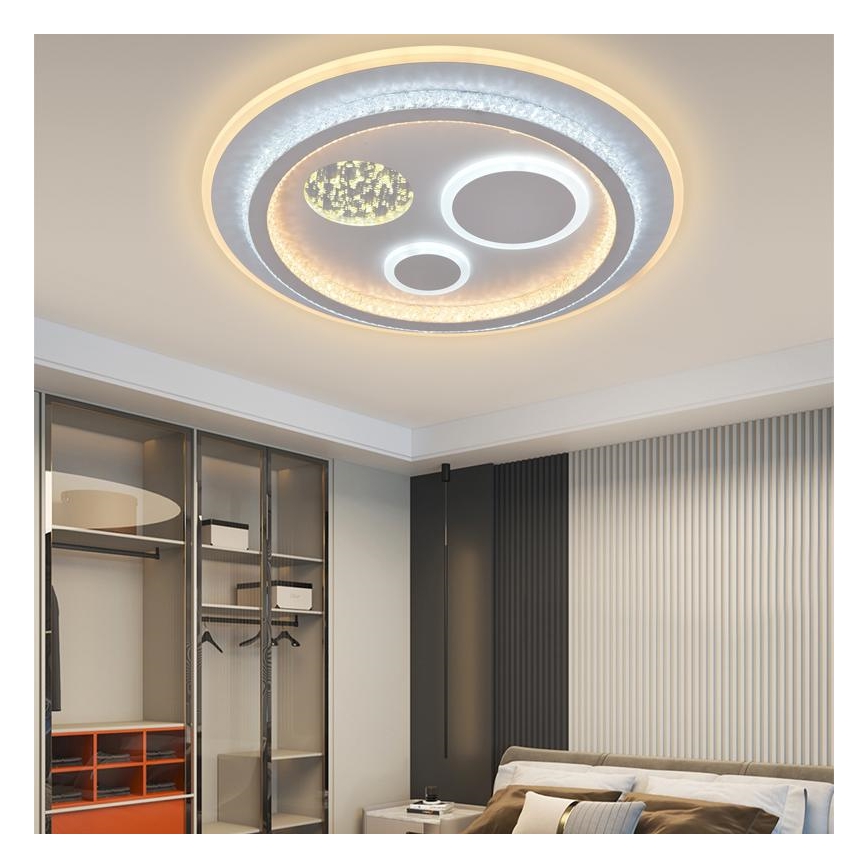 Luminária de teto LED dimmerizável LED/110W/230V 3000-6500K + controlo remoto