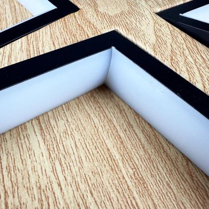 Luminária de teto LED dimmerizável LED/115W/230V 3000-6500K castanho/preto + comando à distância