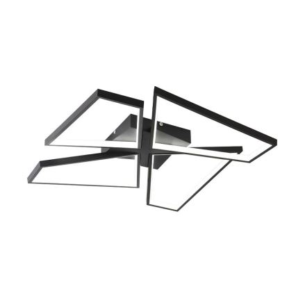 Luminária de teto LED dimmerizável LED/115W/230V 3000-6500K preta + controlo remoto
