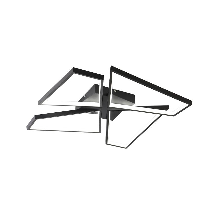 Luminária de teto LED dimmerizável LED/115W/230V 3000-6500K preta + controlo remoto