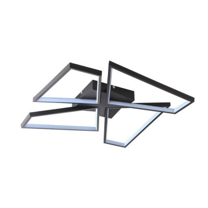 Luminária de teto LED dimmerizável LED/115W/230V 3000-6500K preta + controlo remoto