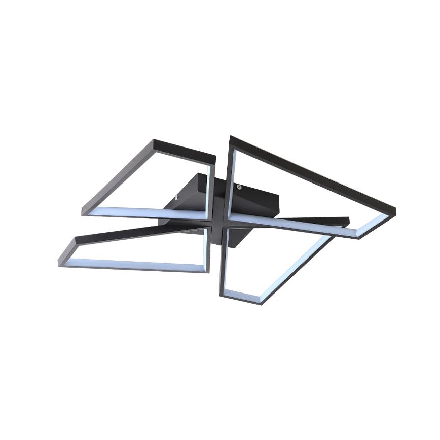 Luminária de teto LED dimmerizável LED/115W/230V 3000-6500K preta + controlo remoto