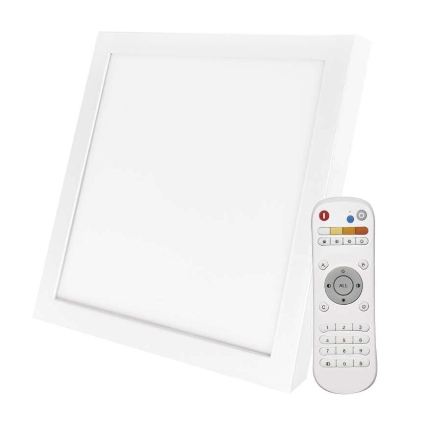 Luminária de teto LED dimmerizável LED/40W/230V 2700K-6000K quadrada + comando à distância