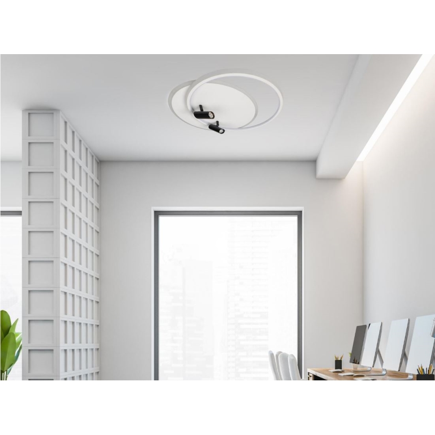 Luminária de teto LED dimmerizável LED/65W/230V 3000-6500K branca + controlo remoto