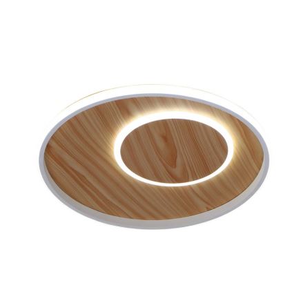 Luminária de teto LED dimmerizável LED/65W/230V 3000-6500K castanha + controlo remoto