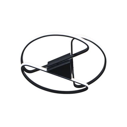 Luminária de teto LED dimmerizável LED/75W/230V 3000-6500K preta + controlo remoto