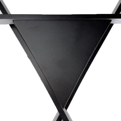 Luminária de teto LED dimmerizável LED/75W/230V 3000-6500K preta + controlo remoto