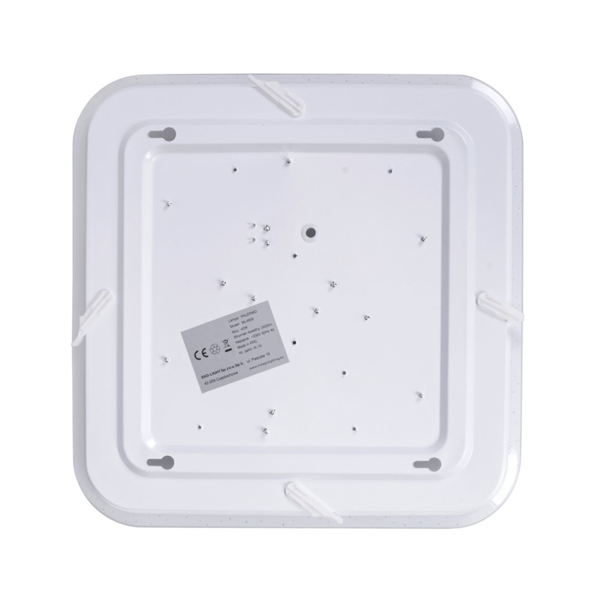 Luminária de teto LED dimmerizável PALERMO LED/40W/230V + controlo remoto
