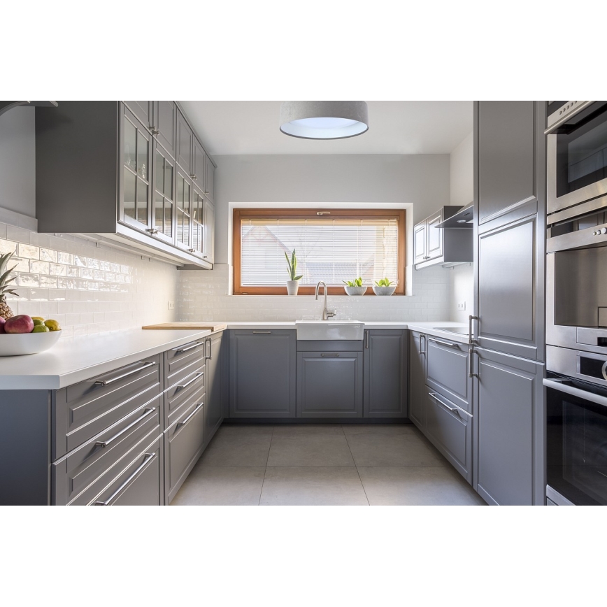 Luminária de teto LED dimmerizável SMART GALAXY LED/24W/230V diâmetro 44 cm cinza/branco 3000-6500K + controlo remoto